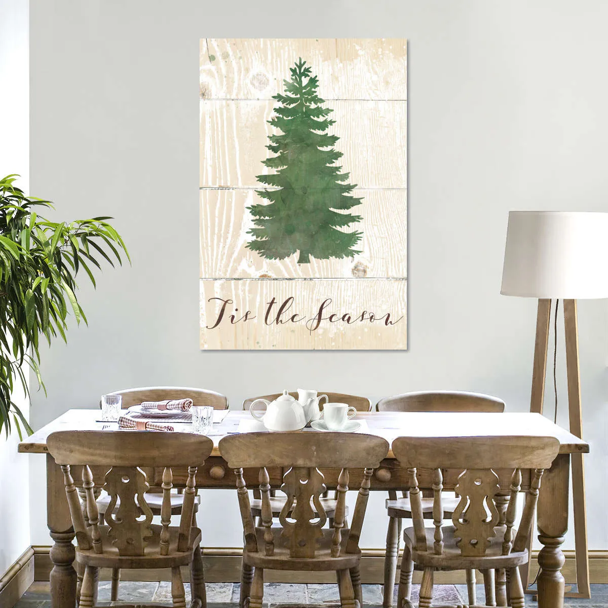 'Tis The Season Pine Wall Art