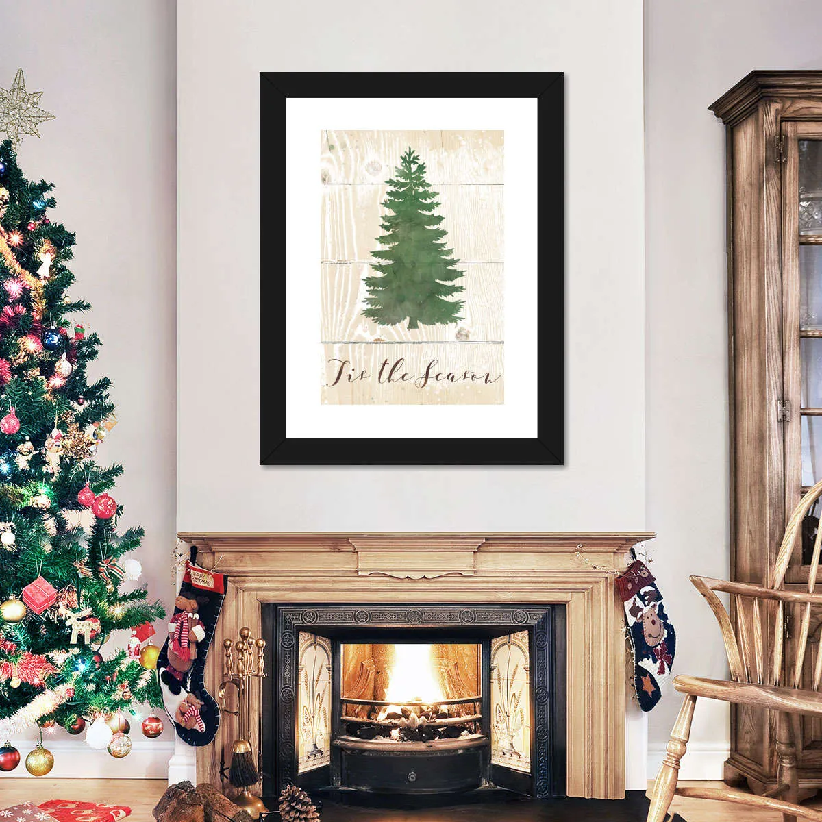 'Tis The Season Pine Wall Art