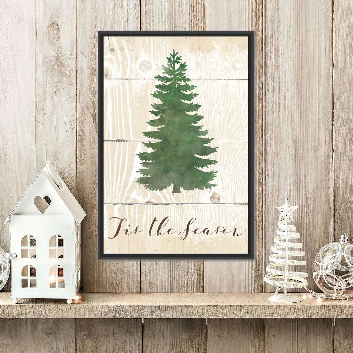 'Tis The Season Pine Wall Art