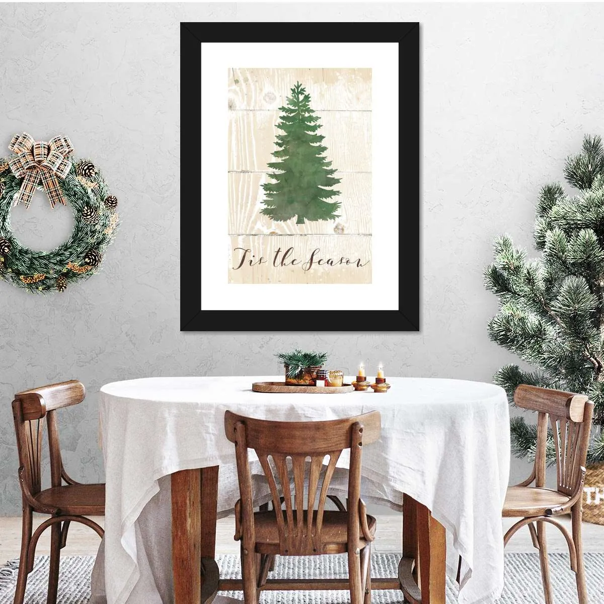 'Tis The Season Pine Wall Art