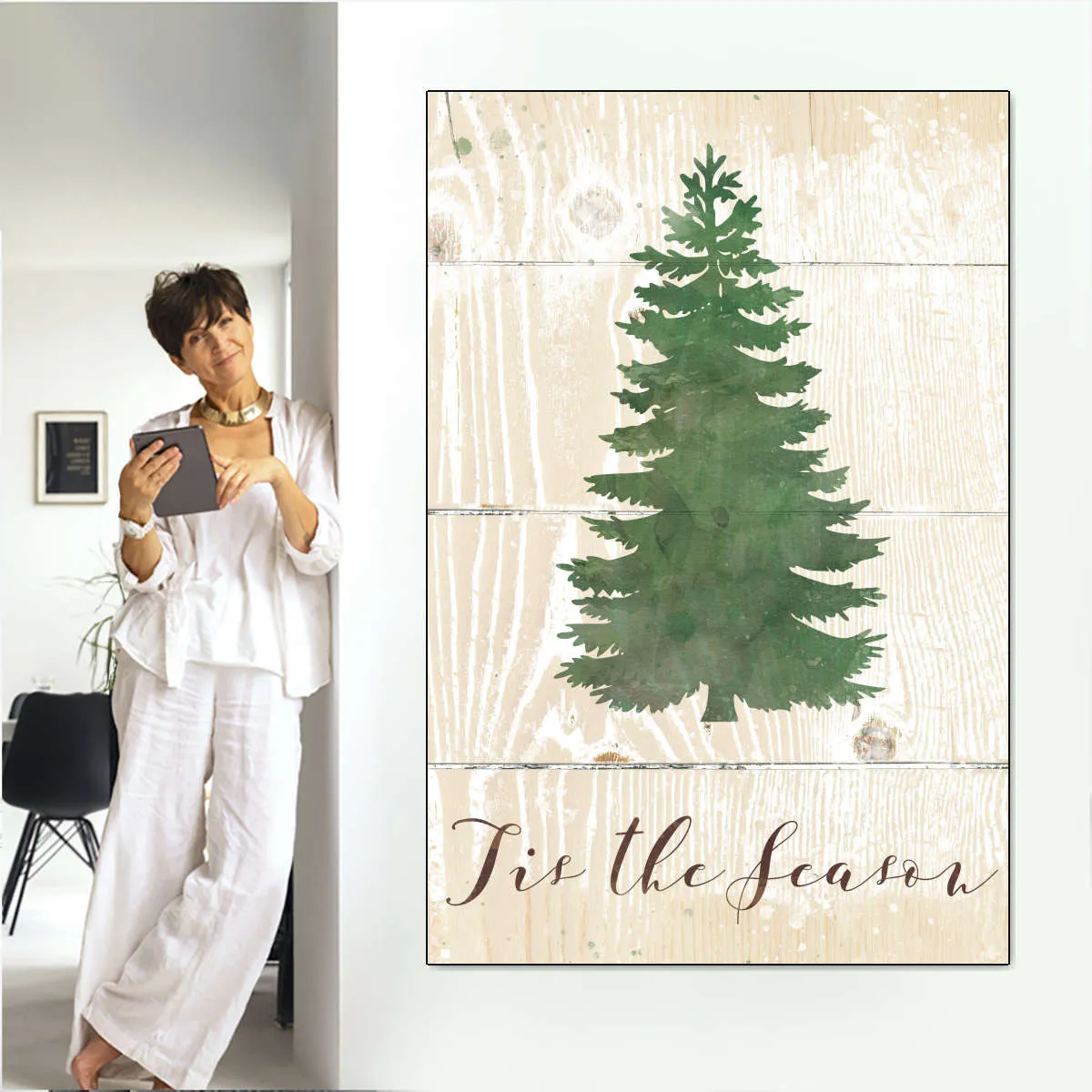 'Tis The Season Pine Wall Art