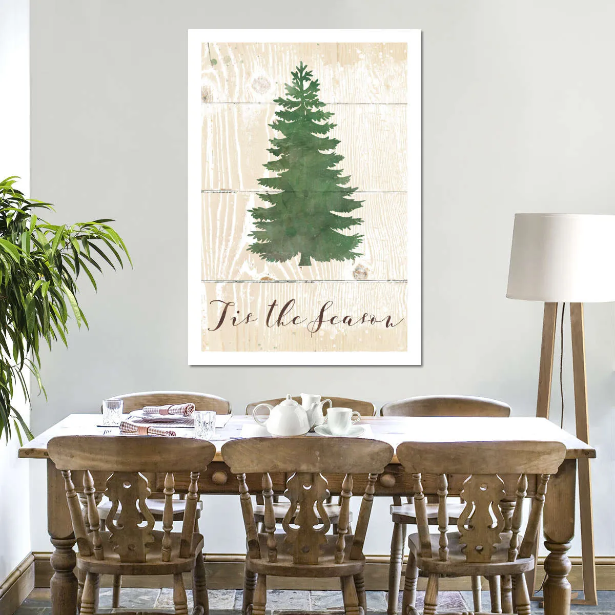 'Tis The Season Pine Wall Art